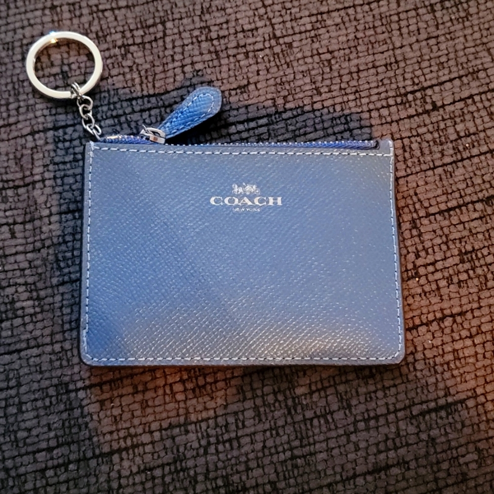 Coach credit card/money key chain